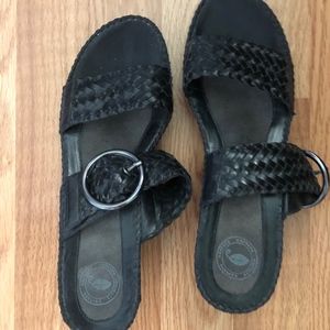 Black Nurture Sandals
